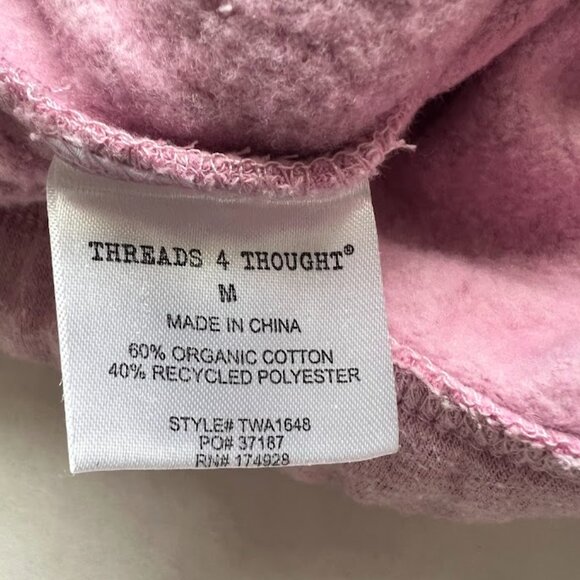 Threads 4 Thought Women's Pink Super Soft Sweatpants - Size Medium - Picture 4 of 9